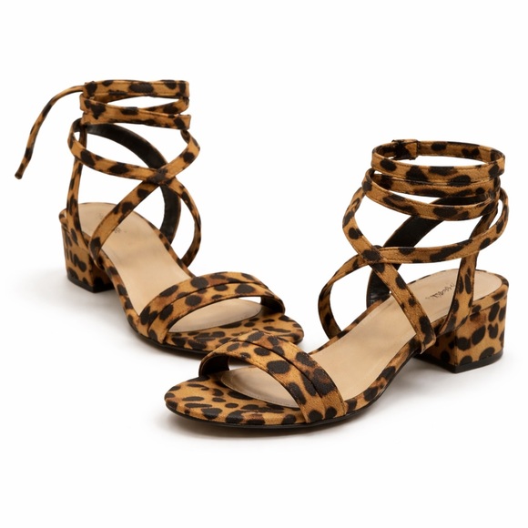 Qupid Shoes - Qupid heels WOMENS SIZE 10 brown cheetah print​​​​​​​​​